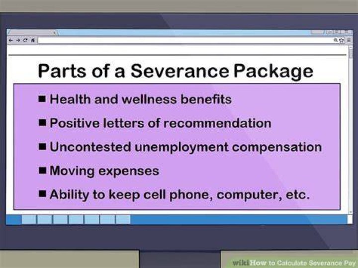 How are severance packages usually calculated?