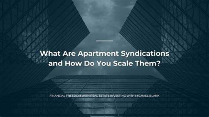 How do apartment syndications work?