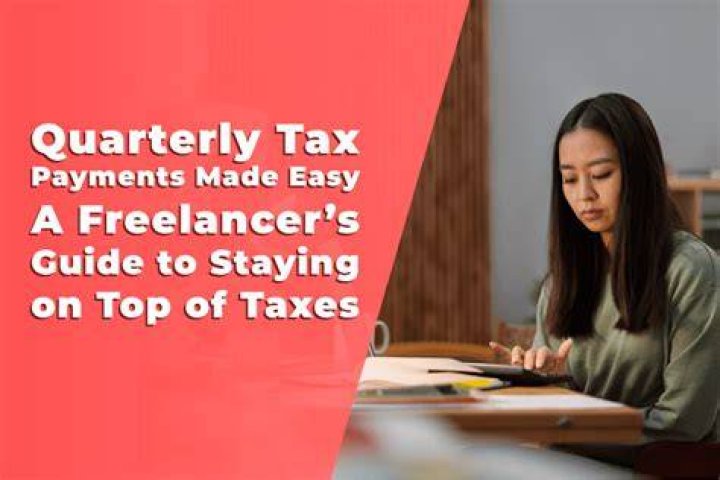 How do freelancers pay quarterly taxes?