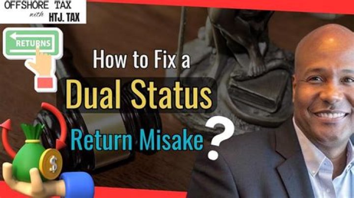 How do I make a dual status return?