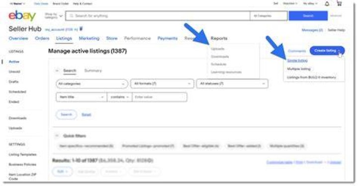 How do I start a eBay account?