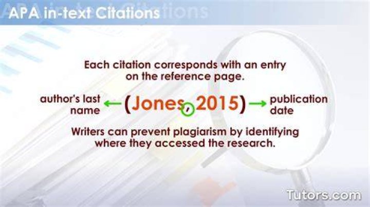 How do you provide a citation?