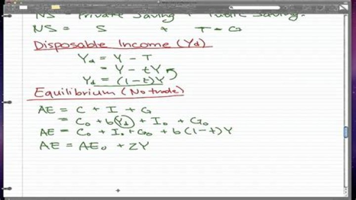 How is disposable income calculated example?