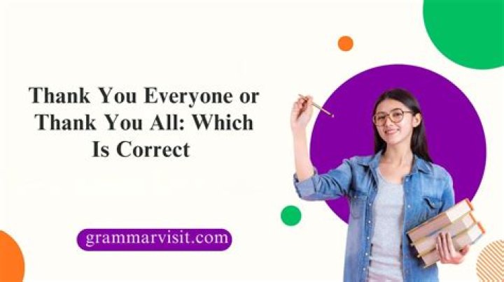Is thank correct?
