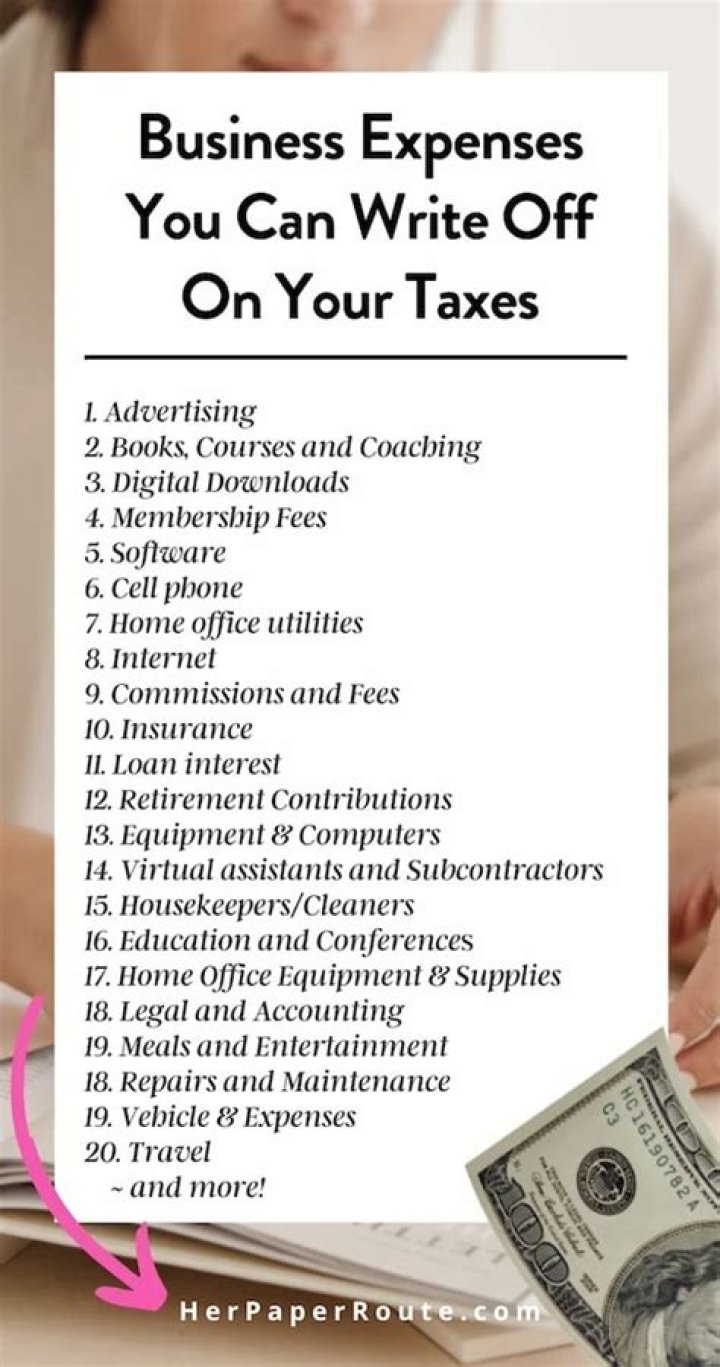 What can you write-off as a work expense?
