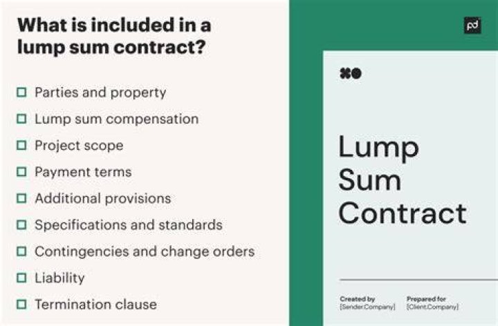 What is a qualifying lump sum?