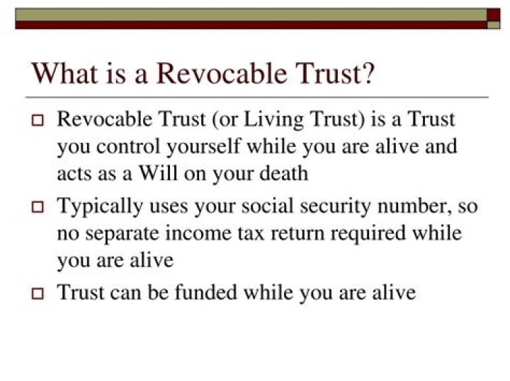What is a revocable?
