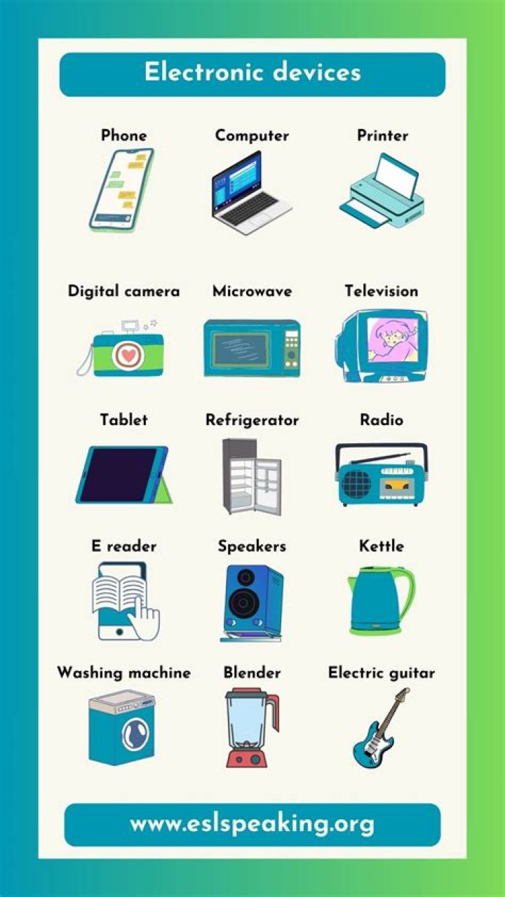 What is electronic equipment examples?