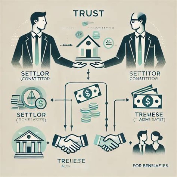 What is the difference between estates and trusts?