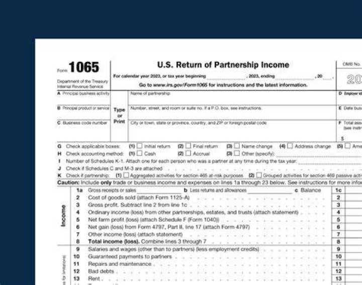 When to file a final 1065 partnership return?