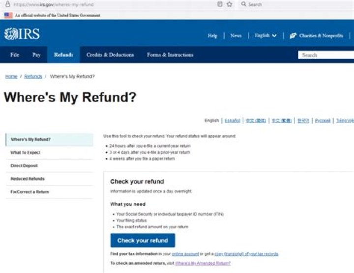 Will the IRS intercepted my refund?